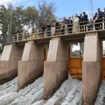 Orrego encabezó la tradicional Bendición de las Aguas en el Partidor San Emiliano